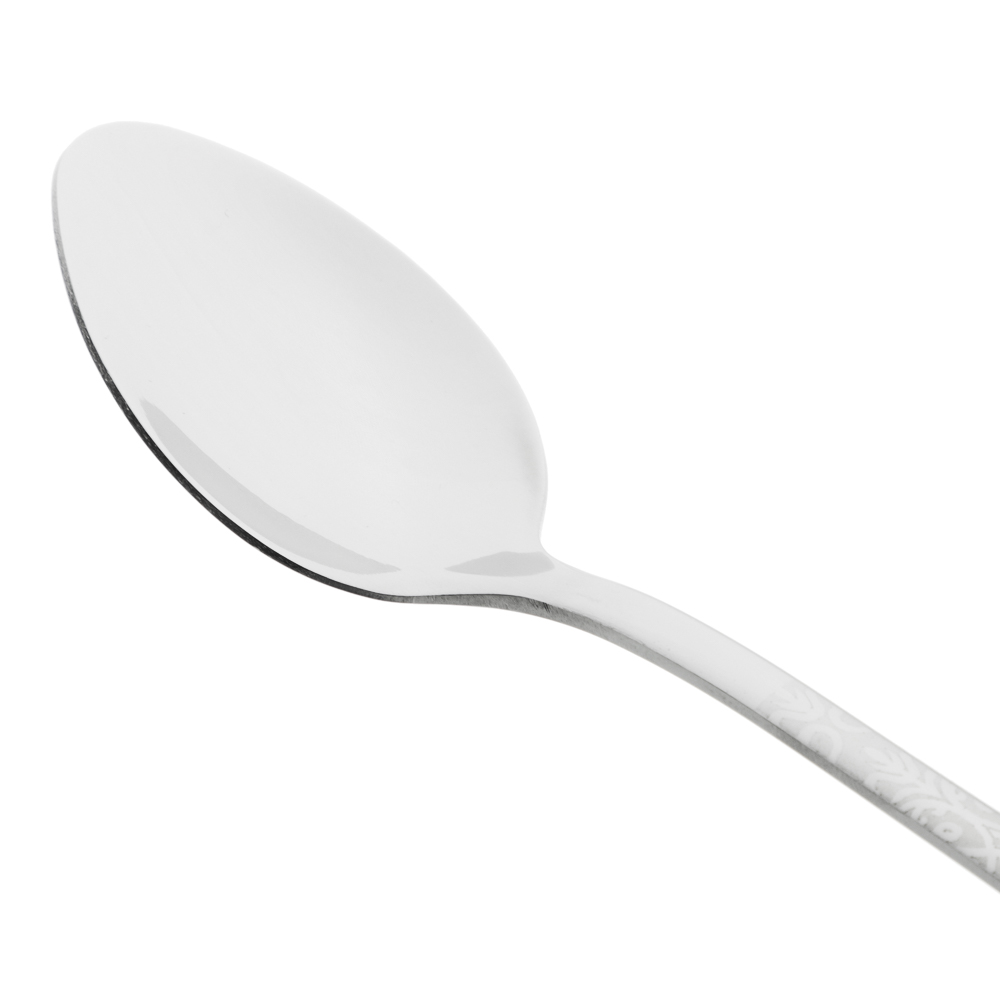 Ложка чайная с удлиненной ручкой "Узор", 19,5см, нерж.сталь, арт.№ 815-401