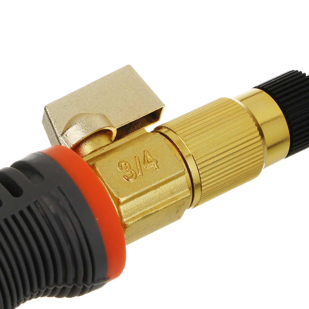 INBLOOM Шланг для полива растягивающийся, 15м, 8 реж., ТПЭ, полиэстер, алюминий, пластик, арт.№ 160-035