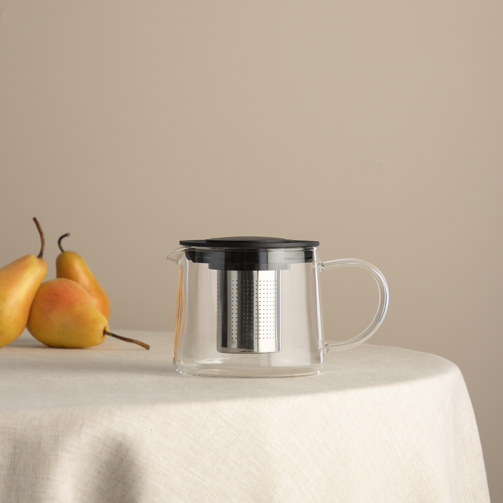 SATOSHI Цейлон Чайник заварочный 600мл, жаропрочное стекло, арт.№ 850-218