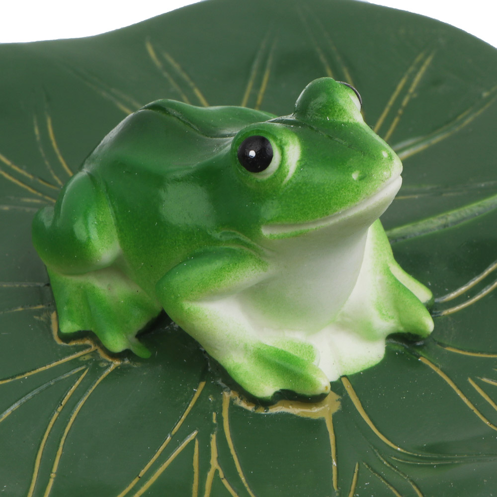 Фигурка для украшения пруда "Лягушка" тм INBLOOM, 11 см, ПВХ, полистоун, арт.№ 171-031