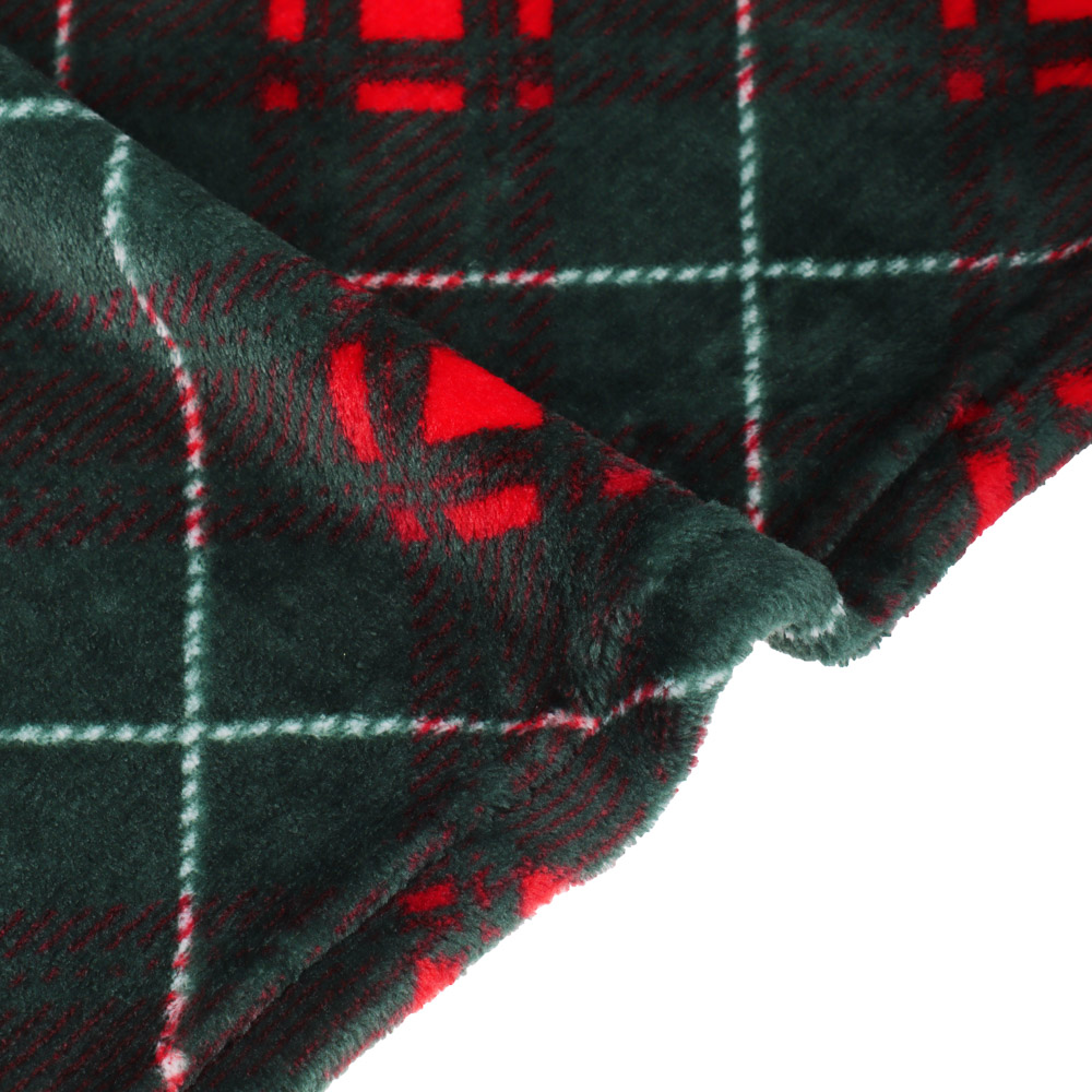 PROVANCE Щелкунчик Плед клетка, 130х170см, 100% полиэстер, 2 дизайна, арт.№ 492-249