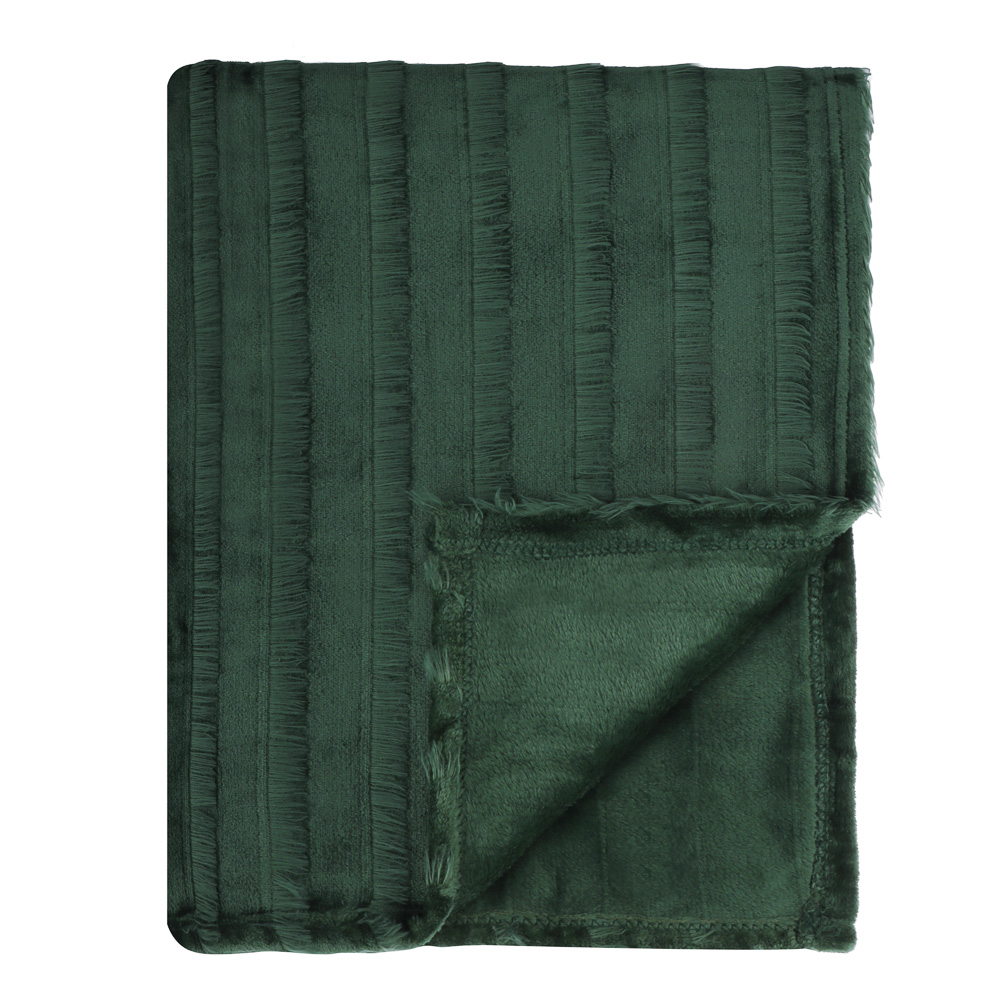 PROVANCE Щелкунчик Плед с бахромой, 180х200см, 100% полиэстер, 2 дизайна, арт.№ 492-250