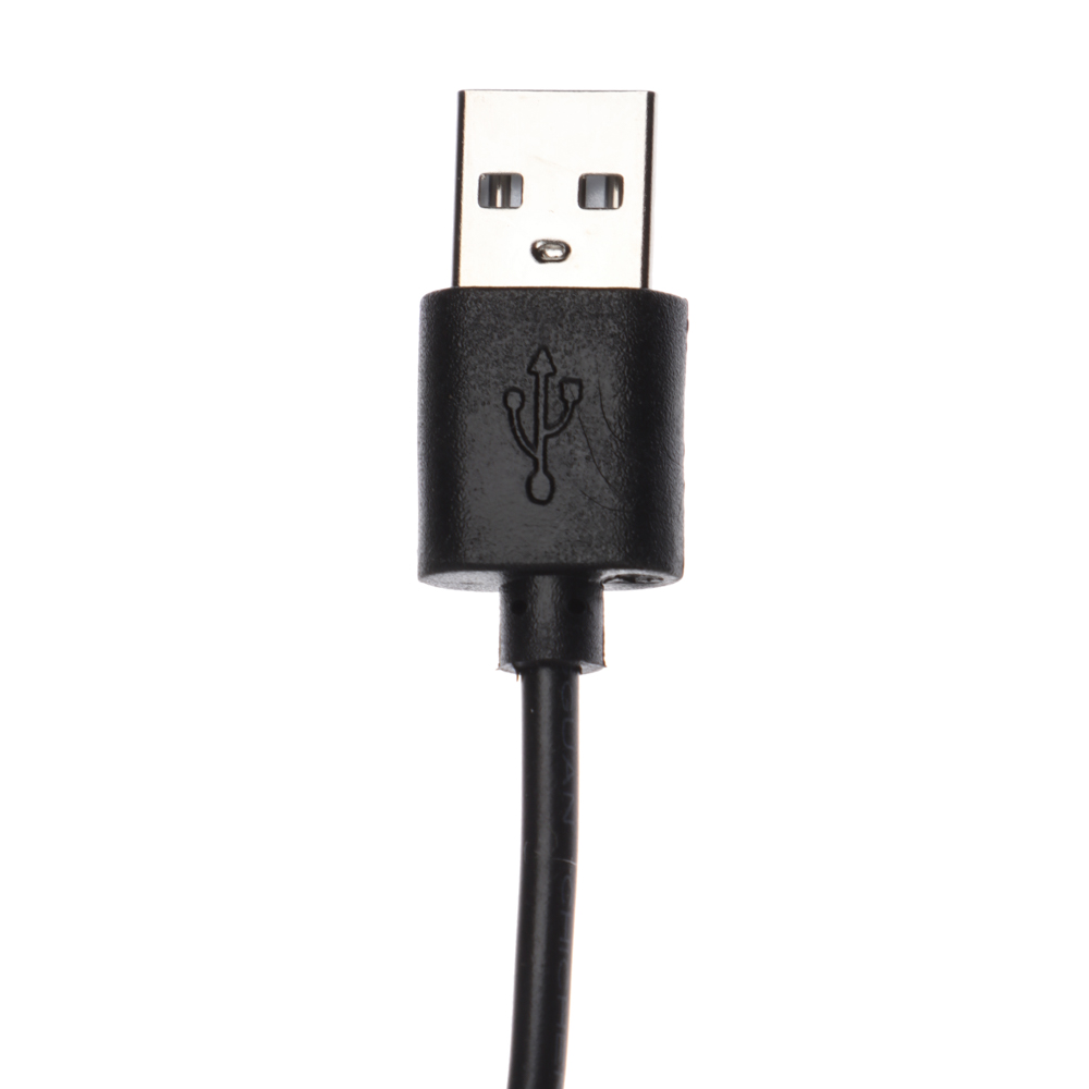 Светильник переносной настольный на прищепке BY 8 LED, USB, 5 Вт, 450 Лм, кабель 1,5м, пласт, чёрный, арт.№ 476-002