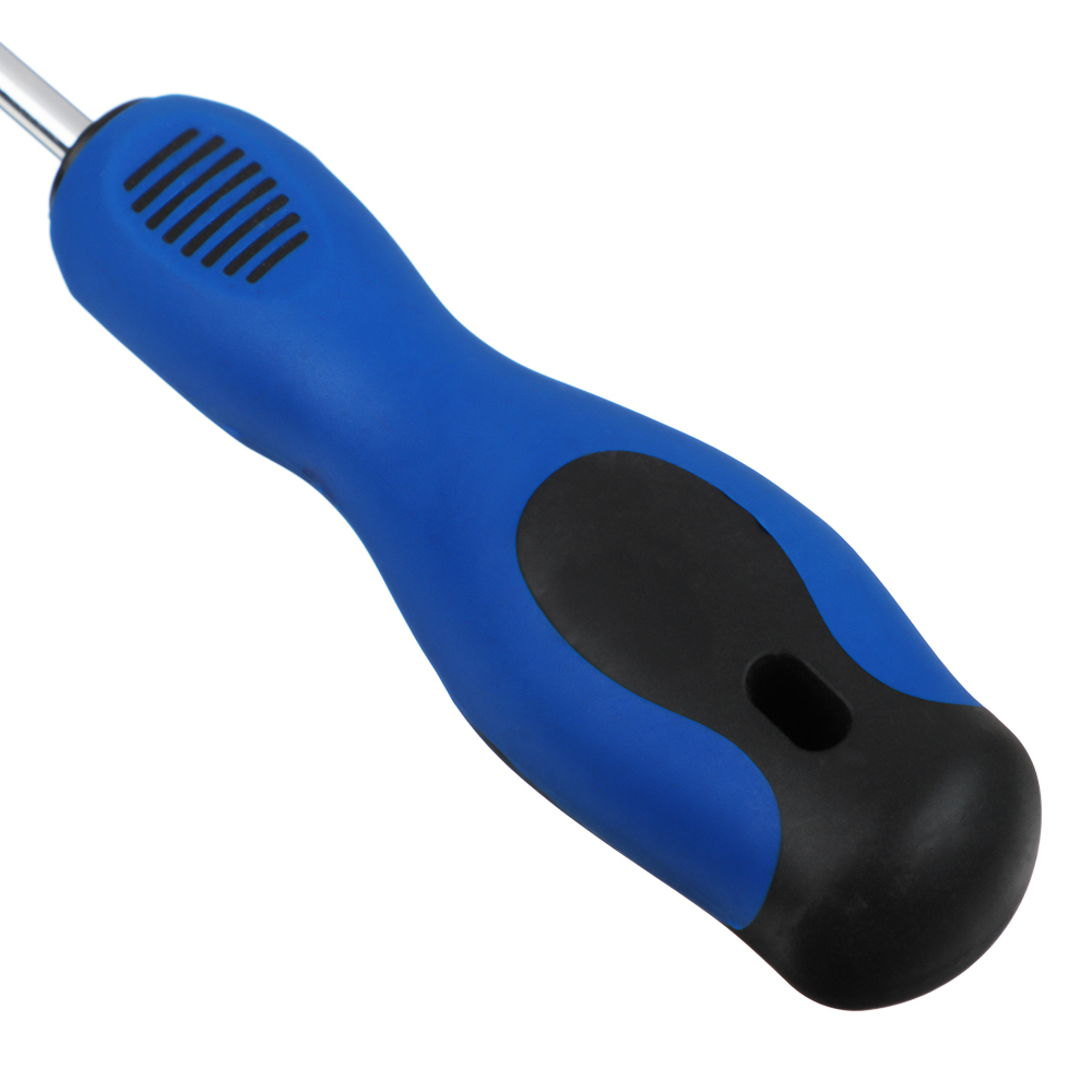 РОКОТ Отвертка с прорезиненной ручкой PH0 3х75мм, намагниченный шлиц, арт.№ 651-255