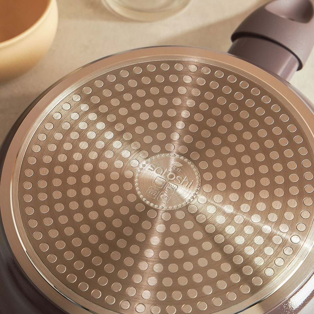 SATOSHI Валькур Сковорода литая d=22см, антипригарное покрытие мрамор, индукция, арт.№ 846-476