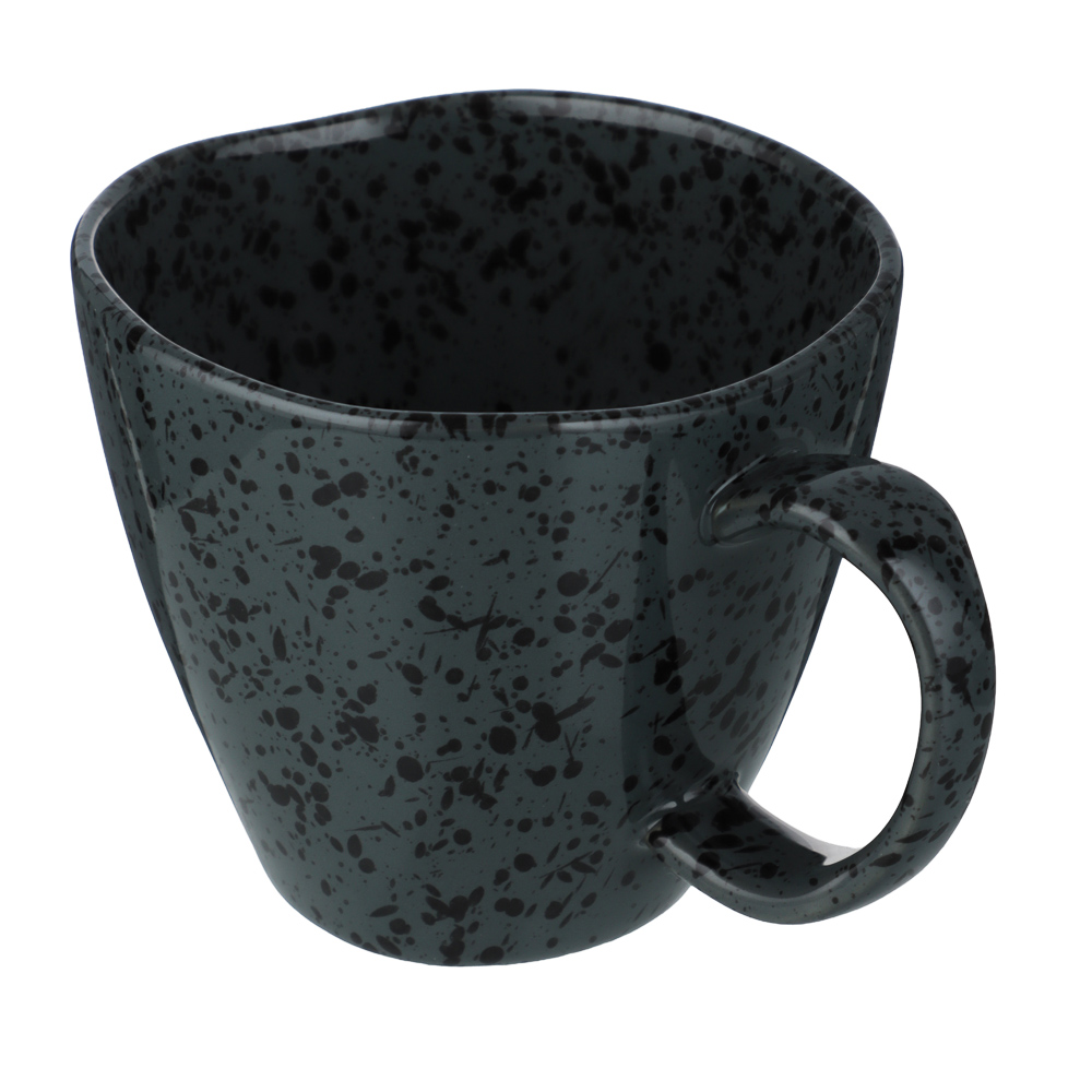 MILLIMI Оникс Кружка, 350мл, 13,5х9,5х8см, фарфор, арт.№ 816-055