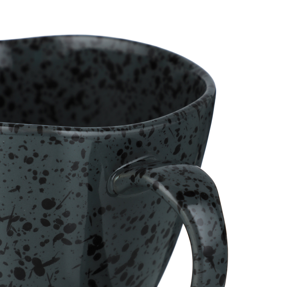 MILLIMI Оникс Кружка, 350мл, 13,5х9,5х8см, фарфор, арт.№ 816-055