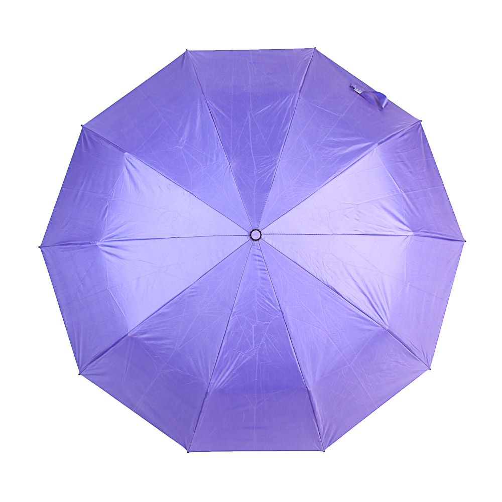 Зонт автомат, d104 см, 10 спиц, тройные спицы, антиветер, ручка-карабин, металл, п/э, UF, 4 цвета, арт.№ 302-411