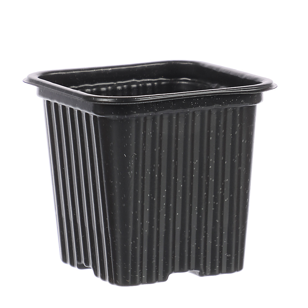 Горшок для рассады 7х7х6,5 см, 0,2 л, квадрат, ПЭТ, арт.№ D06-003