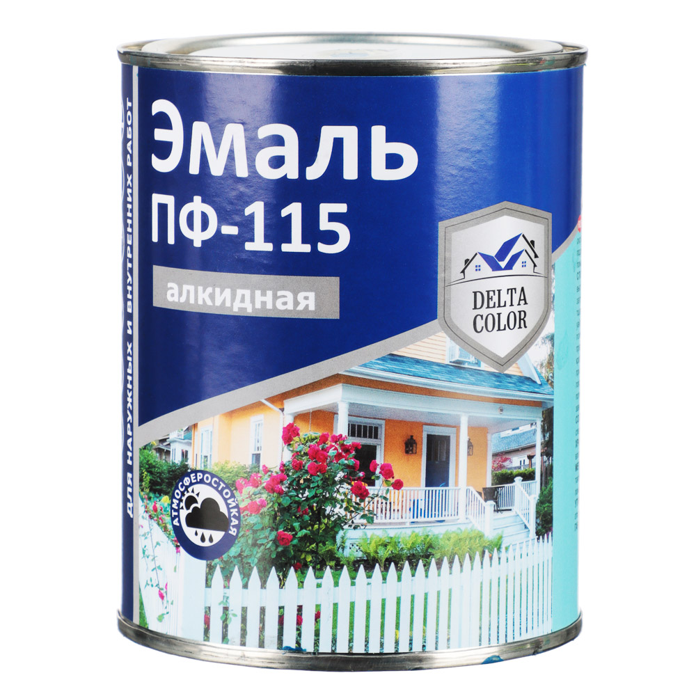 DELTA COLOR Эмаль ПФ-115 Желтая, арт.№ 630-034