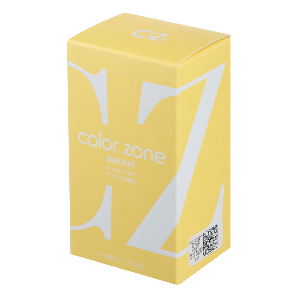 Туалетная вода женская тм UNIQUE color.zone Sunlight, 50 мл, арт.№ 313-374
