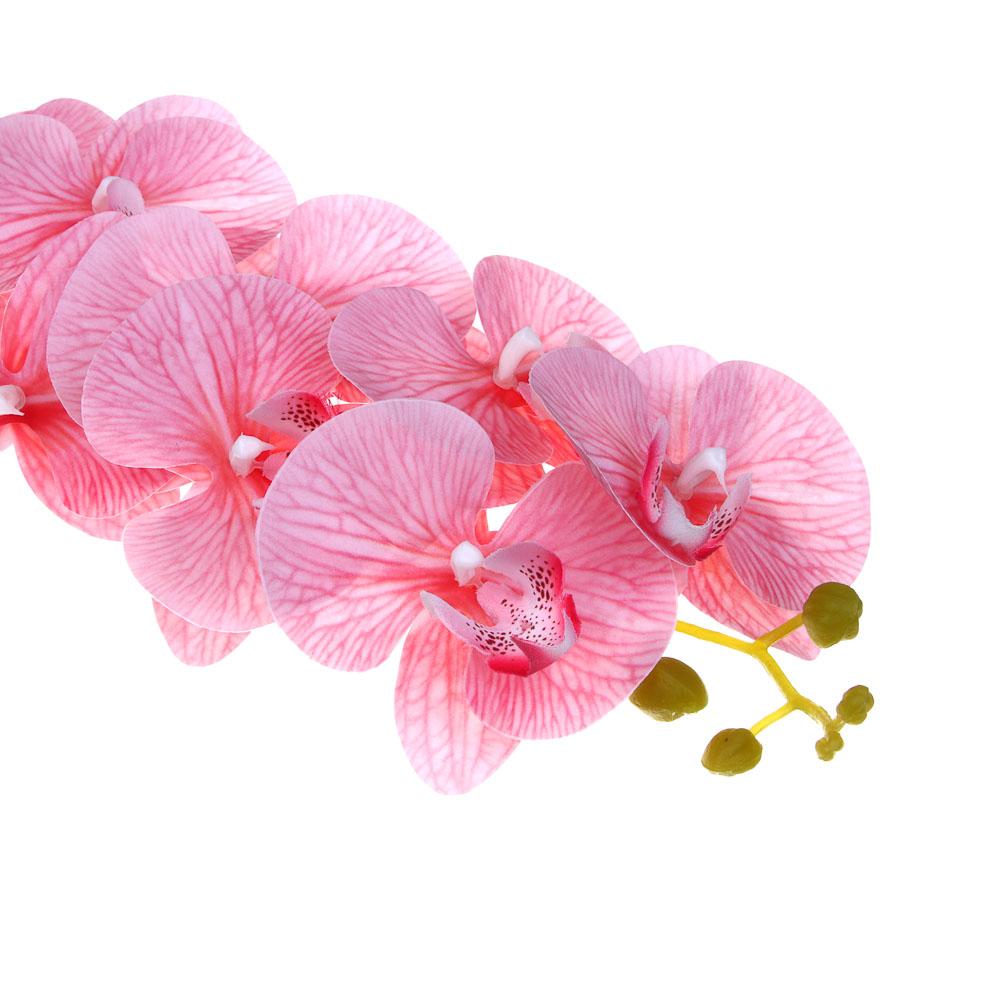 LADECOR Цветок искусственный орхидея, 90 см, ткань, пластик, железная проволока, 4 цвета, арт.№ 535-210