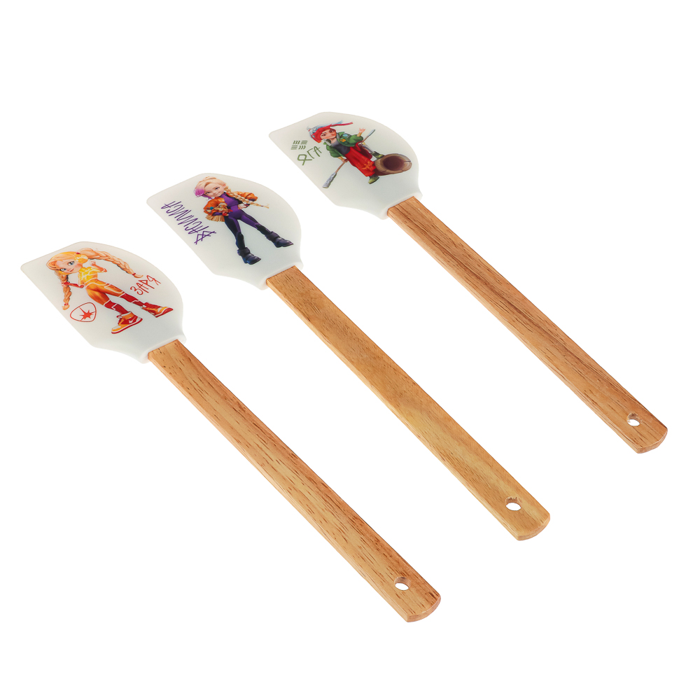 BY Русские Супергерои Лопатка силиконовая, 3 дизайна, арт.№ 856-020