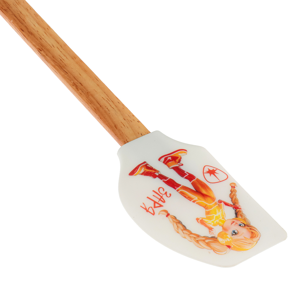 BY Русские Супергерои Лопатка силиконовая, 3 дизайна, арт.№ 856-020