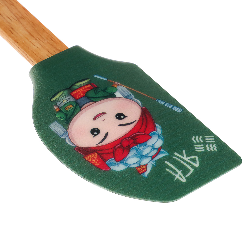 BY Русские Супергерои Набор 2 пр., лопатка силиконовая Яга, форма для печенья, арт.№ 856-021