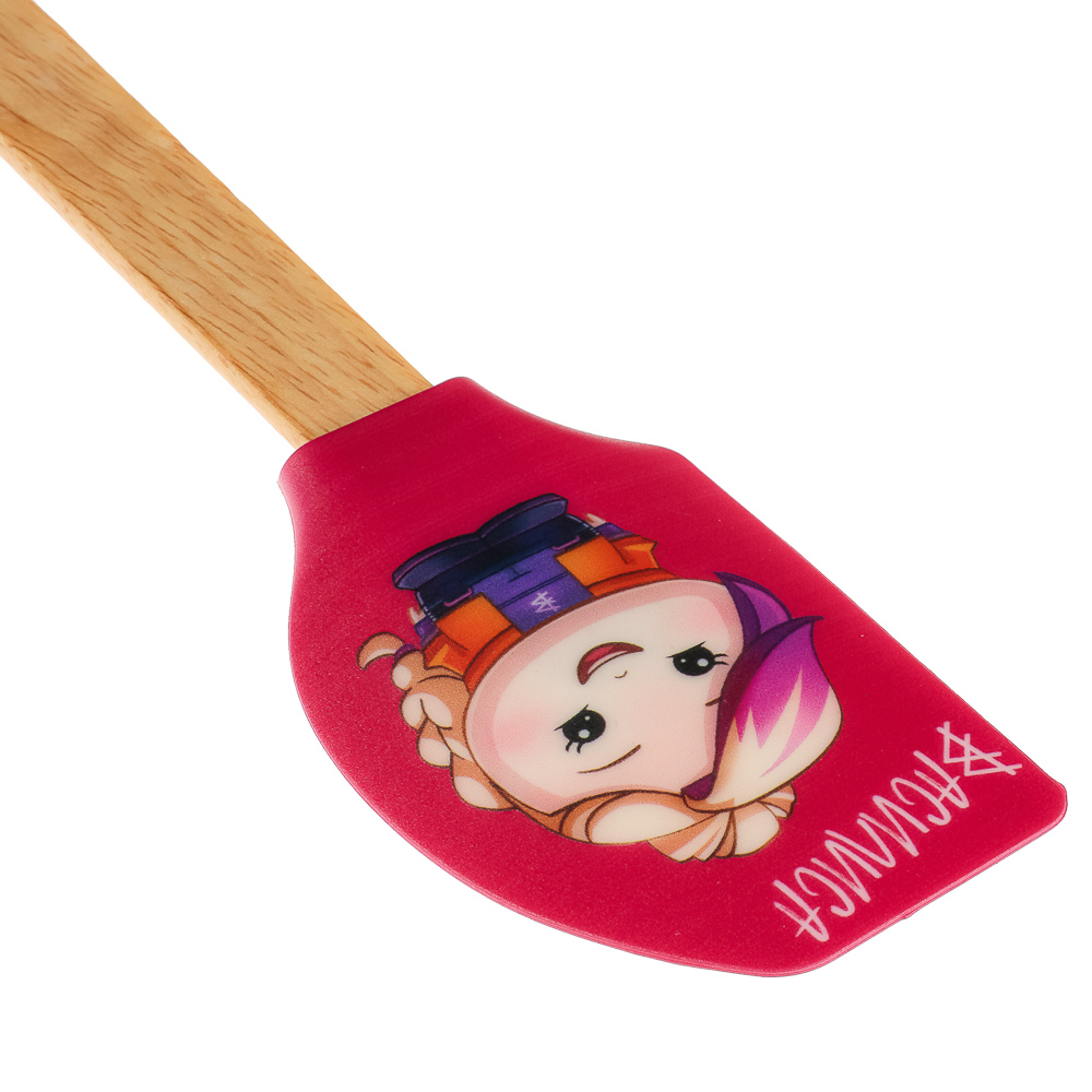 BY Русские Супергерои Набор 2 пр., лопатка силиконовая Василиса, форма для печенья, арт.№ 856-066