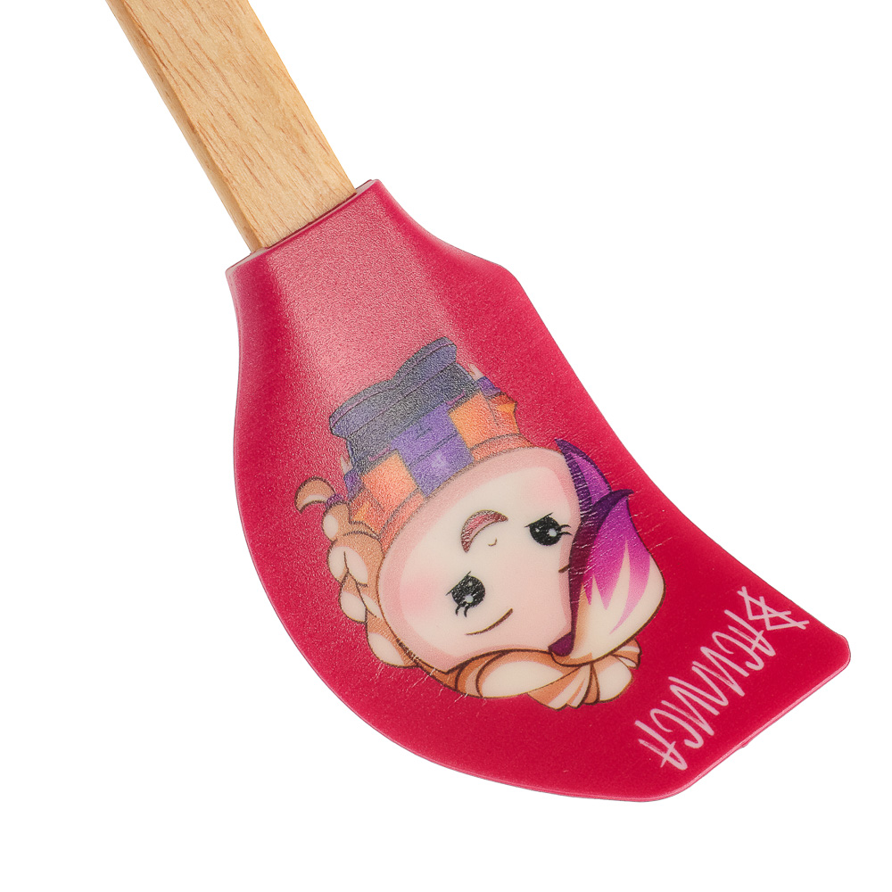 BY Русские Супергерои Набор 2 пр., лопатка силиконовая Василиса, форма для печенья, арт.№ 856-066