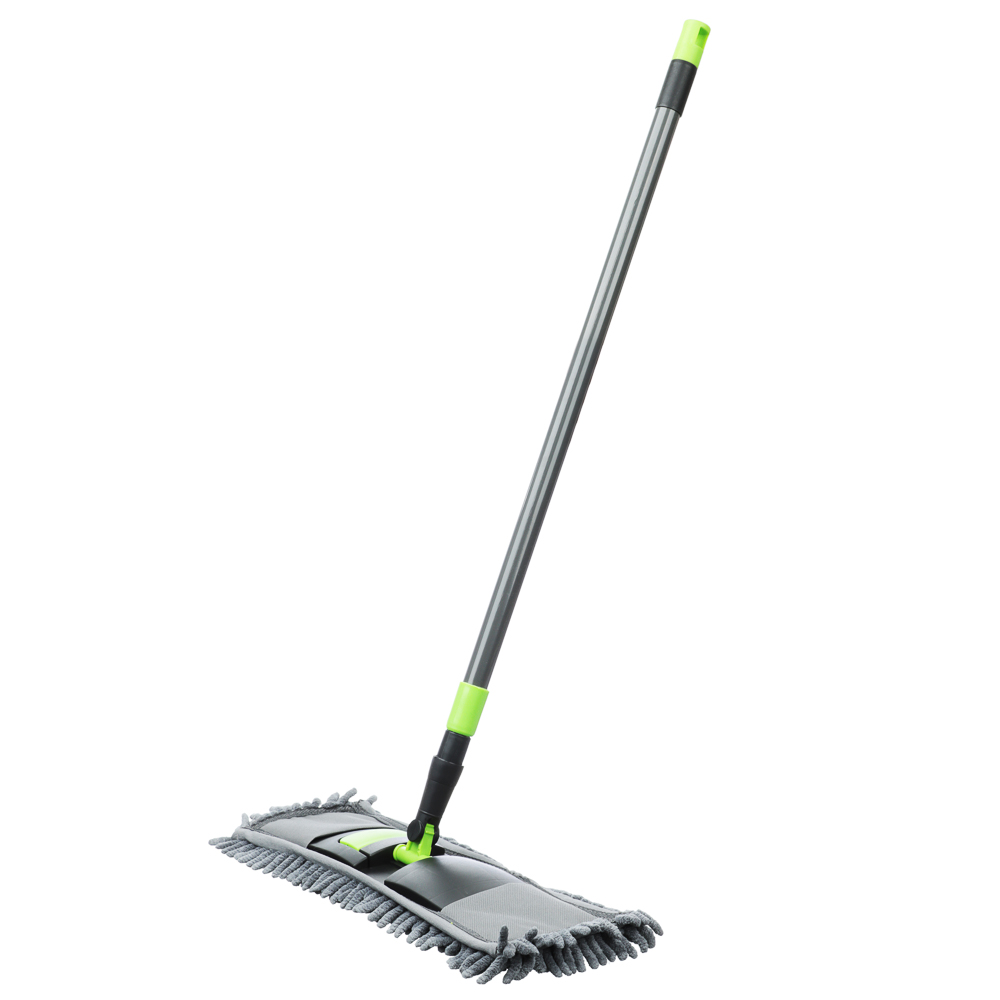 Швабра со смен. насадкой тм VETTA Классик, ручка телескоп. 120 см, окраш.металл, микроф. шенилл, арт.№ 444-344