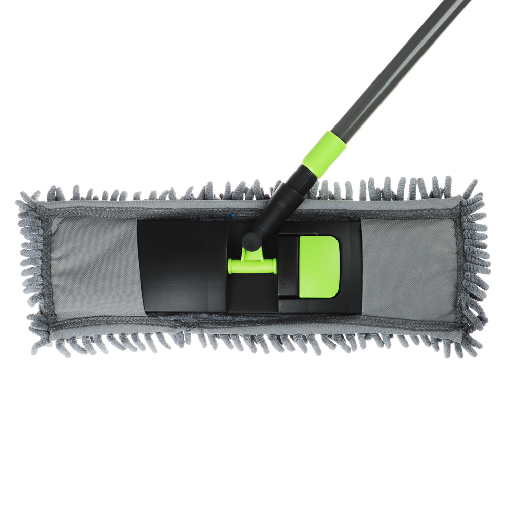 Швабра со смен. насадкой тм VETTA Классик, ручка телескоп. 120 см, окраш.металл, микроф. шенилл, арт.№ 444-344