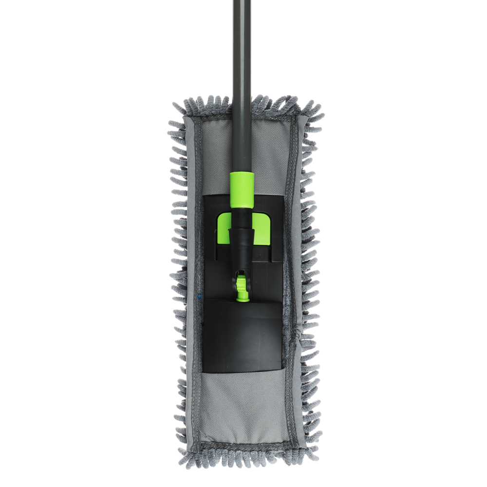 Швабра со смен. насадкой тм VETTA Классик, ручка телескоп. 120 см, окраш.металл, микроф. шенилл, арт.№ 444-344