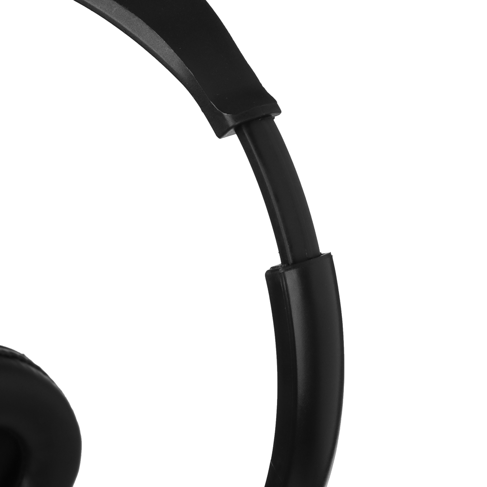 Наушники проводные накладные FORZA SonicWave, поворотные, пластик, кабель 120 см, чёрный, арт.№ 410-104