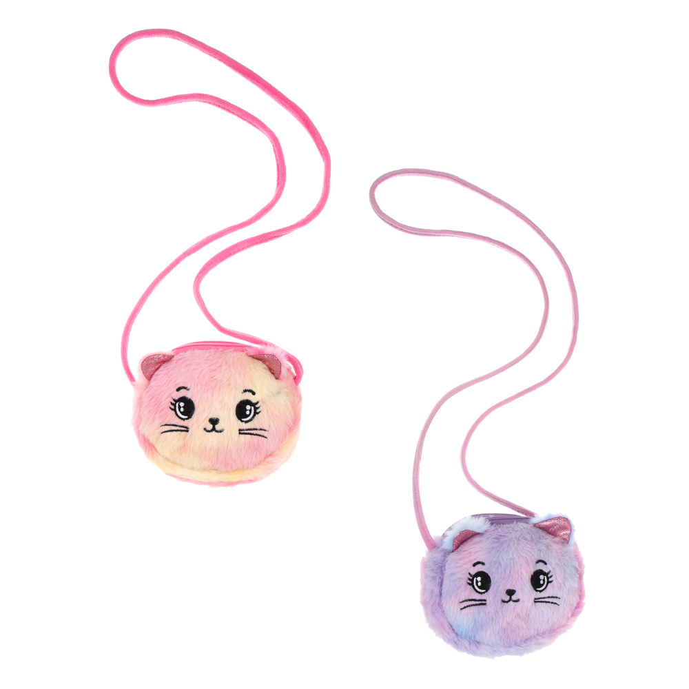 Сумка детская мягкая "Котя", полиэстер, тм ИГРОЛЕНД, 13х10 см, арт.№ C46-002