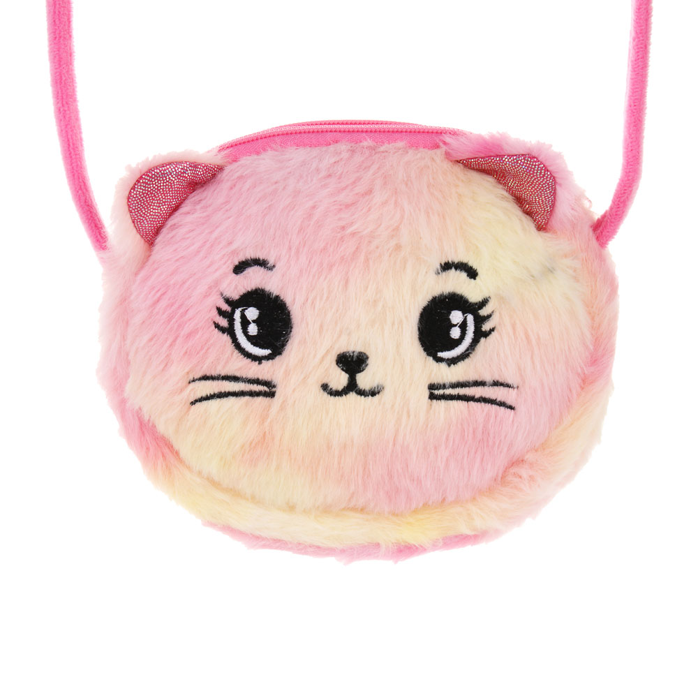 Сумка детская мягкая "Котя", полиэстер, тм ИГРОЛЕНД, 13х10 см, арт.№ C46-002