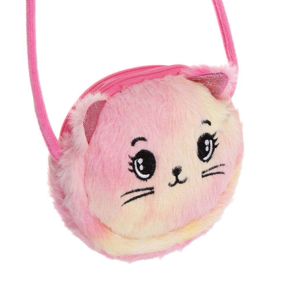 Сумка детская мягкая "Котя", полиэстер, тм ИГРОЛЕНД, 13х10 см, арт.№ C46-002