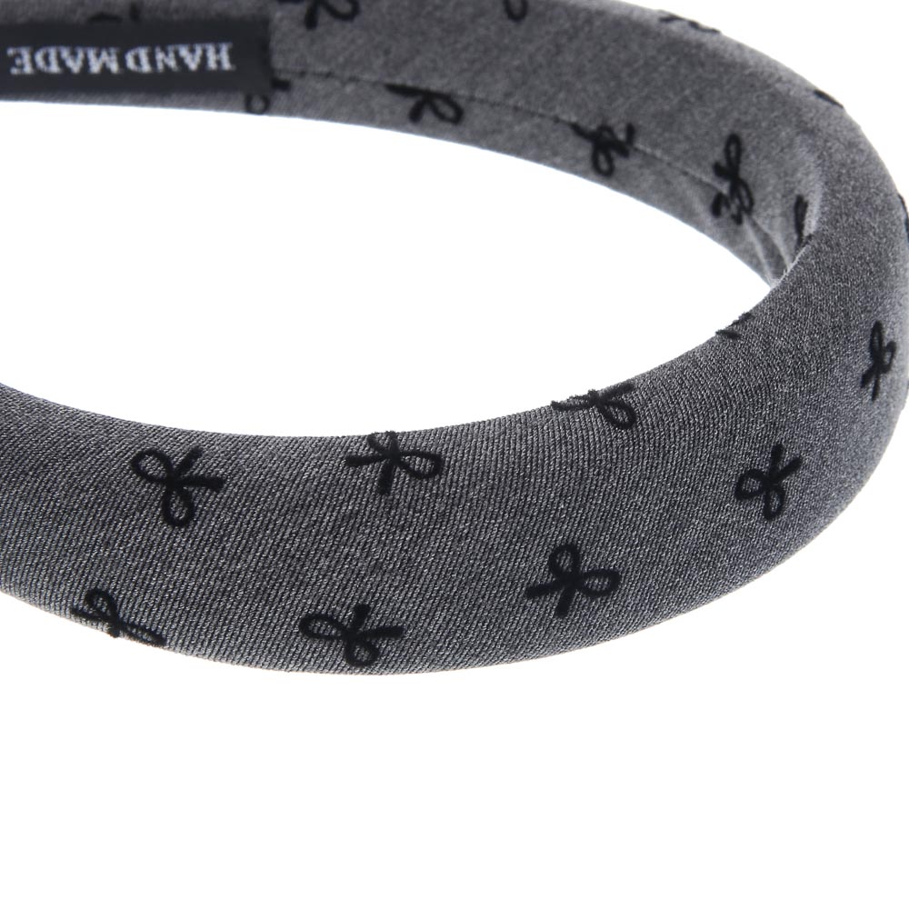 Ободок для волос тм ЮНИLOOK, 3см, полиэстер, пластик, 2 цвета, ACS25-17, арт.№ 323-292