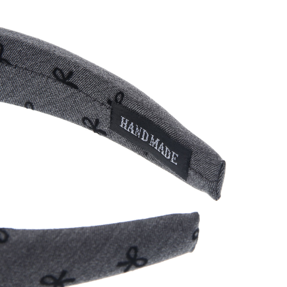 Ободок для волос тм ЮНИLOOK, 3см, полиэстер, пластик, 2 цвета, ACS25-17, арт.№ 323-292