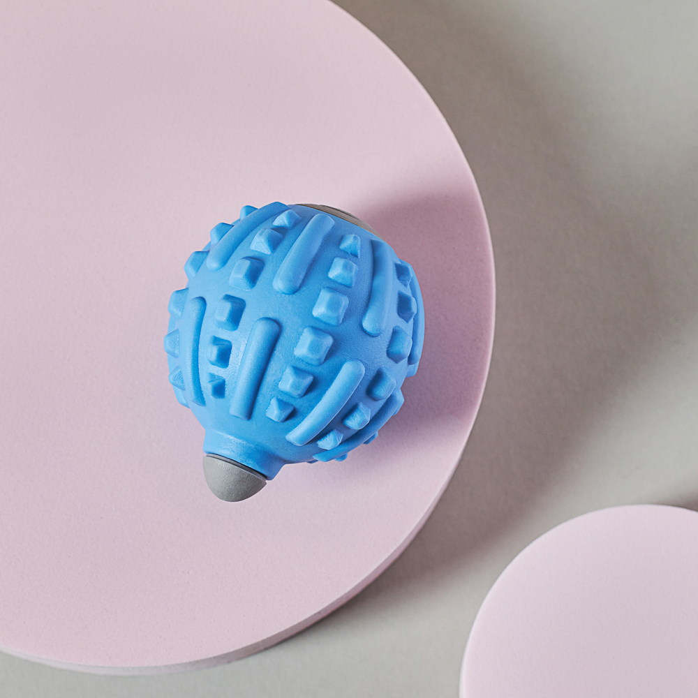 SILAPRO MAX Мяч для миофасциального массажа, d5.5см, TPR, голубой, арт.№ 192-093