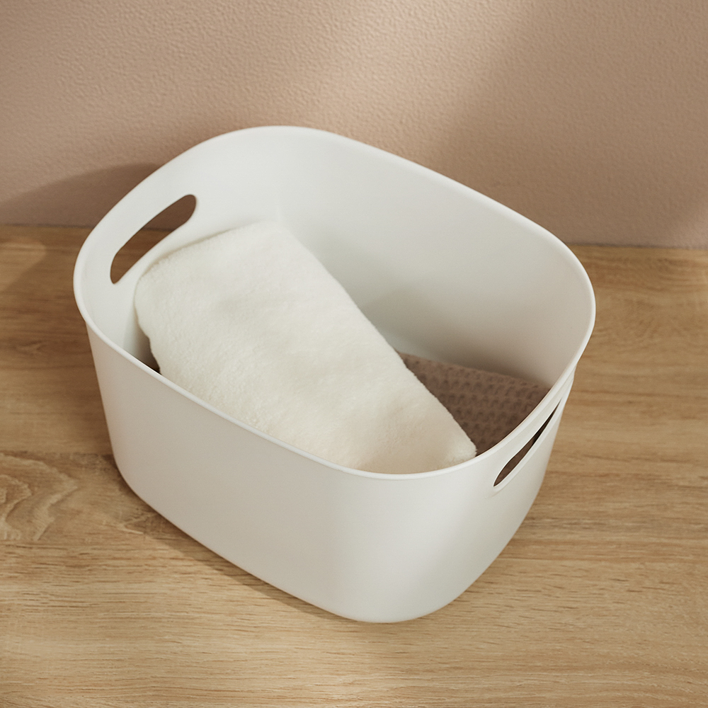 VETTA Корзина для хранения с бамбуковой крышкой "Токио", 27x22,5x15,5см, арт.№ 414-136