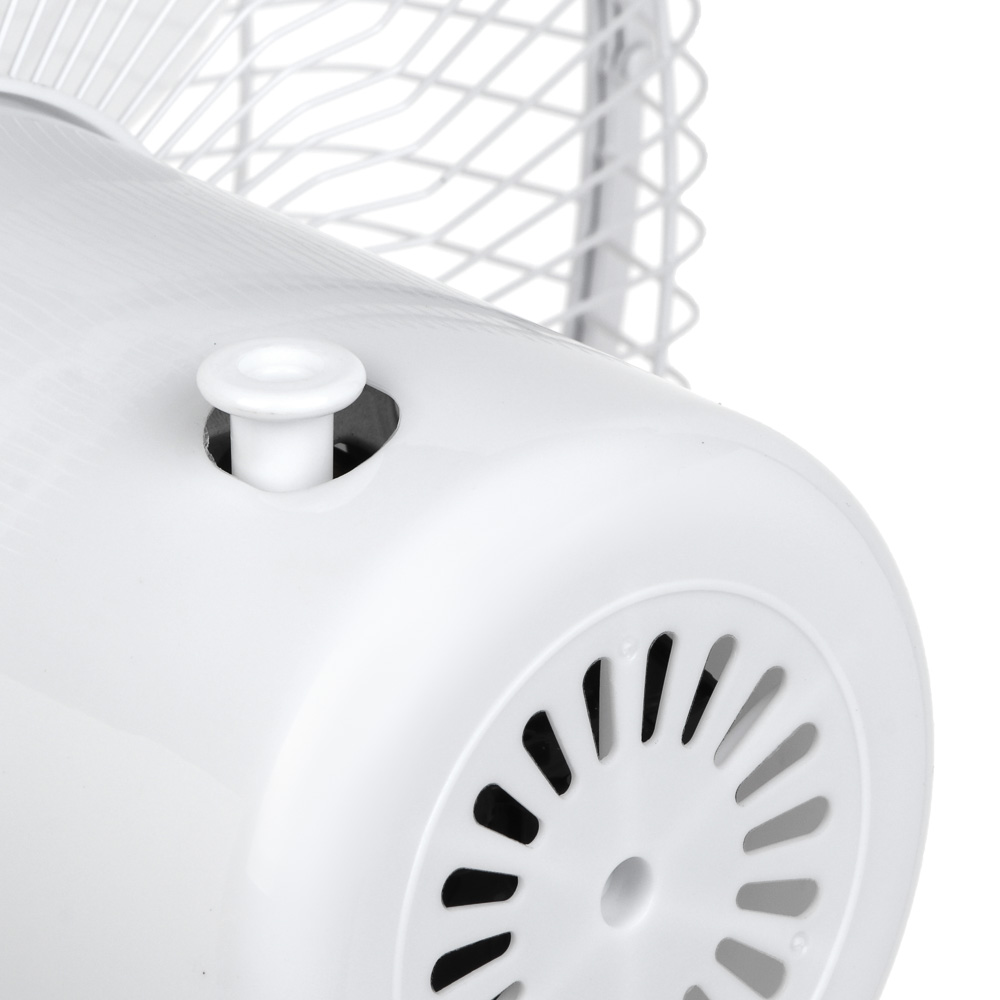 Вентилятор настольный тм LEBEN 45Вт, 3 скорости, диаметр 34см, 220в, белый, арт.№ 243-006