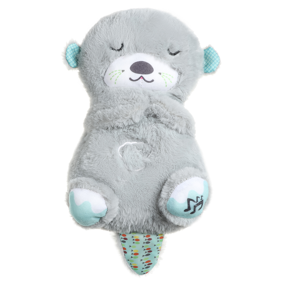 ИГРОЛЕНД Игрушка мягкая "Сплюша" в виде животного, 28 см, движ., свет, звук, ABS, полиэстер, 3хААА, арт.№ 264-921