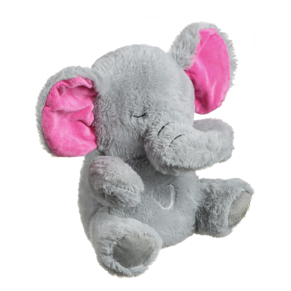 ИГРОЛЕНД Игрушка мягкая "Сплюша" в виде животного, 28 см, движ., свет, звук, ABS, полиэстер, 3хААА, арт.№ 264-921