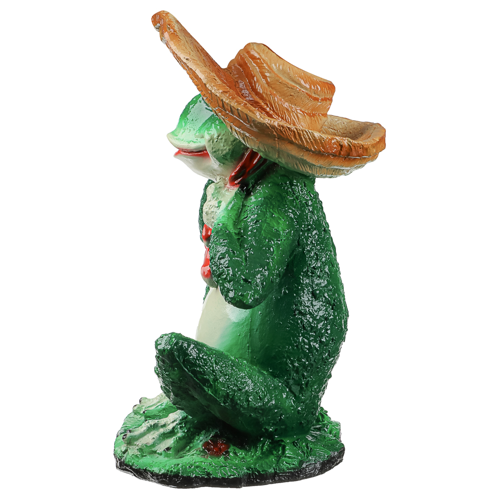 Фигура садовая "Лягушка в шляпе" 38х30см, гипс, арт.№ 162-316