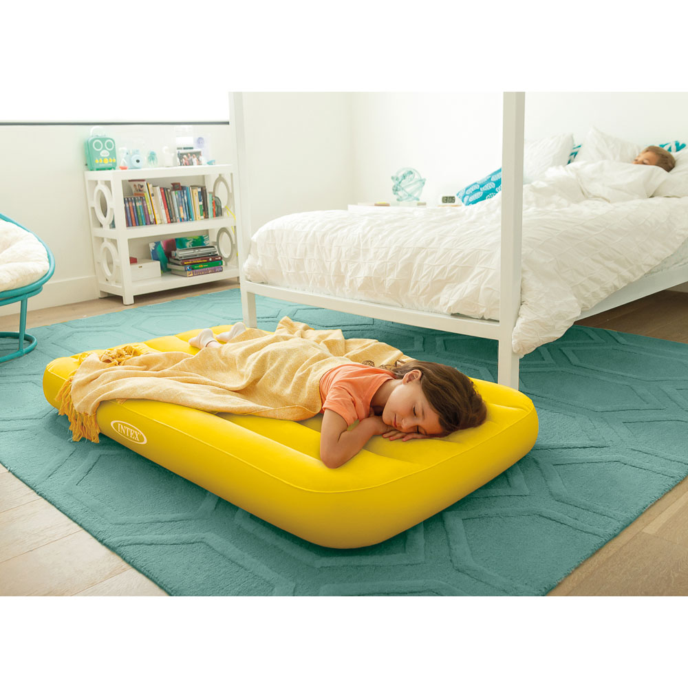 INTEX Матрас надувной COZY KIDZ, для детей до 10 лет, 157x88x18см, до 65кг, 2 цвета, 66803, арт.№ 108-040