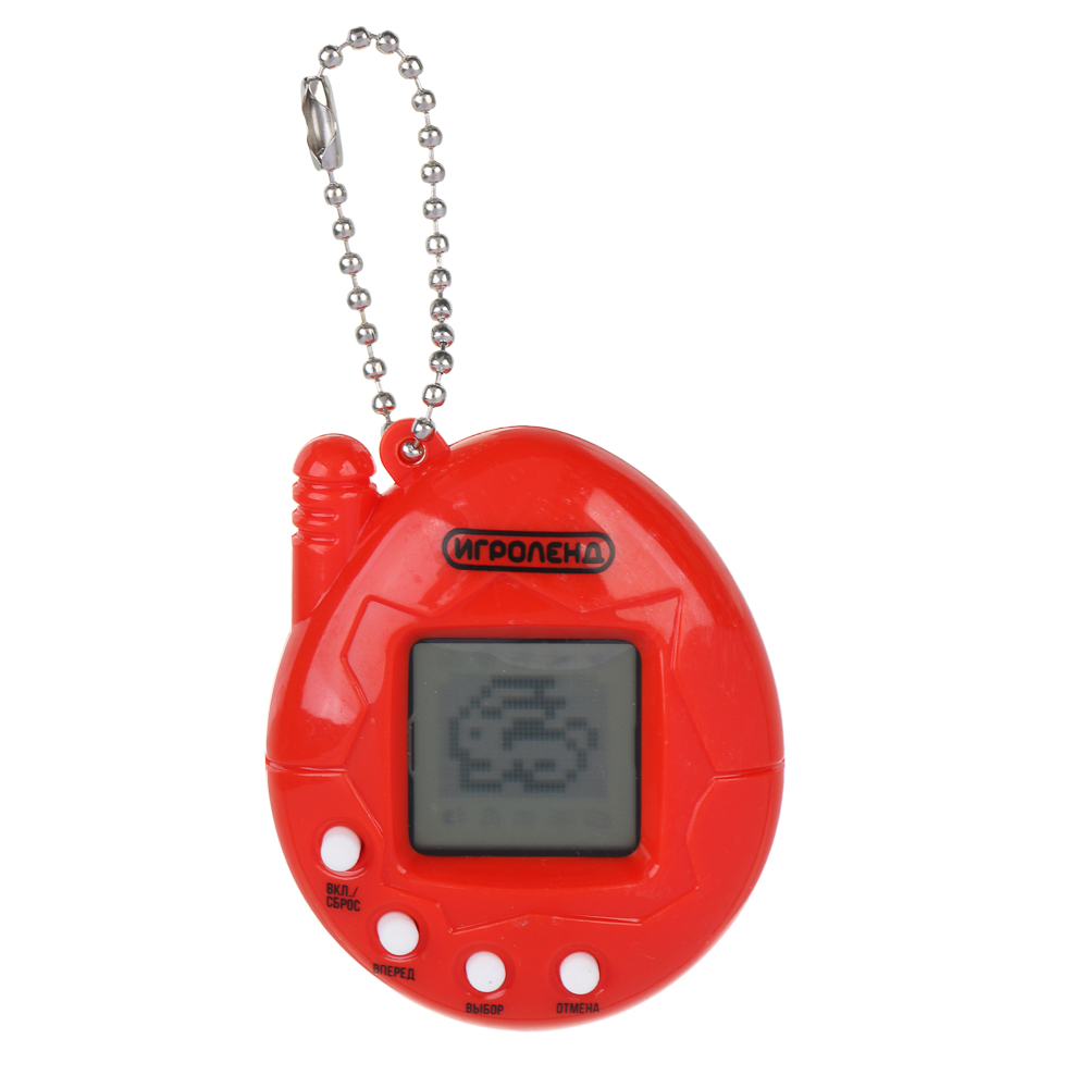 ИГРОЛЕНД Игрушка "Электронное животное", 2AG13, пластик, 4, 8х6см, красный, арт.№ 214-075