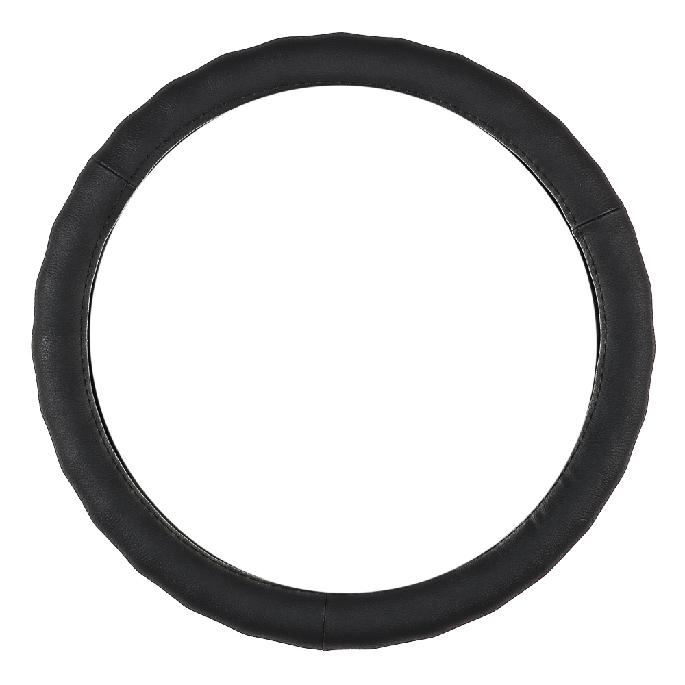 ЕРМАК Оплетка руля, натуральная кожа, цвет черный, размер S, арт.№ 708-130