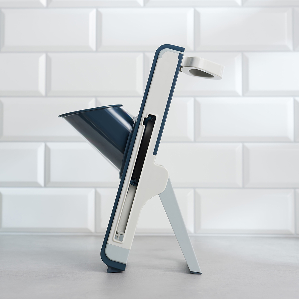 BY COLLECTION Овощерезка многофункциональная с контейнером 26х12х38см, 4 насадки, арт.№ 885-124