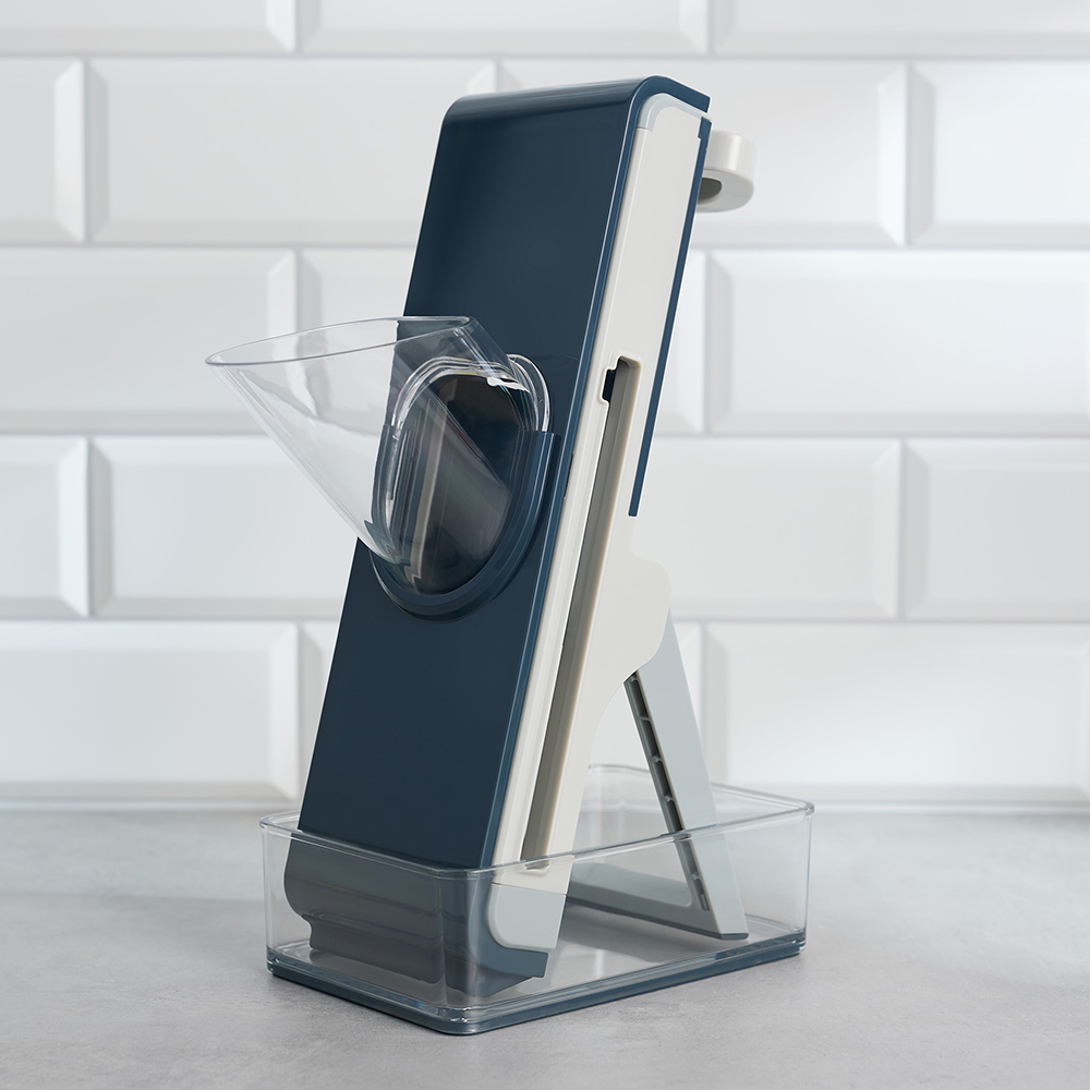 BY COLLECTION Овощерезка многофункциональная с контейнером 26х12х38см, 4 насадки, арт.№ 885-124