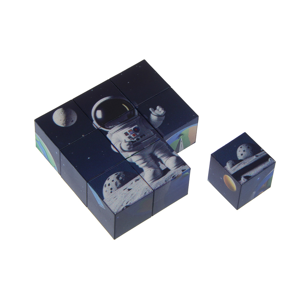 Кубик - головоломка магнитный, 9,3х2,8х17см, ABS, микс, арт.№ 214-086