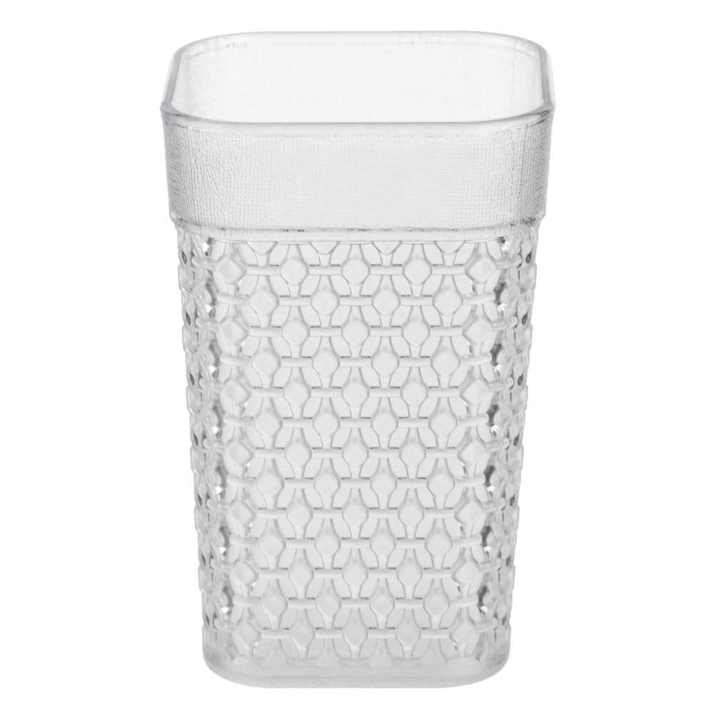 Стакан для ванной комнаты, горный хрусталь, пластик, арт.№ 463-205