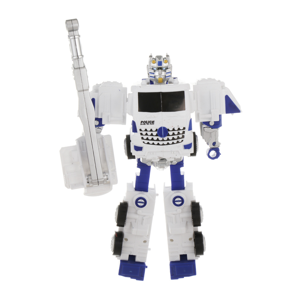 ИГРОЛЕНД Робот трансформирующийся "Городская техника", ABS, 15 дизайнов, 17,7х7х25 см, арт.№ 296-136