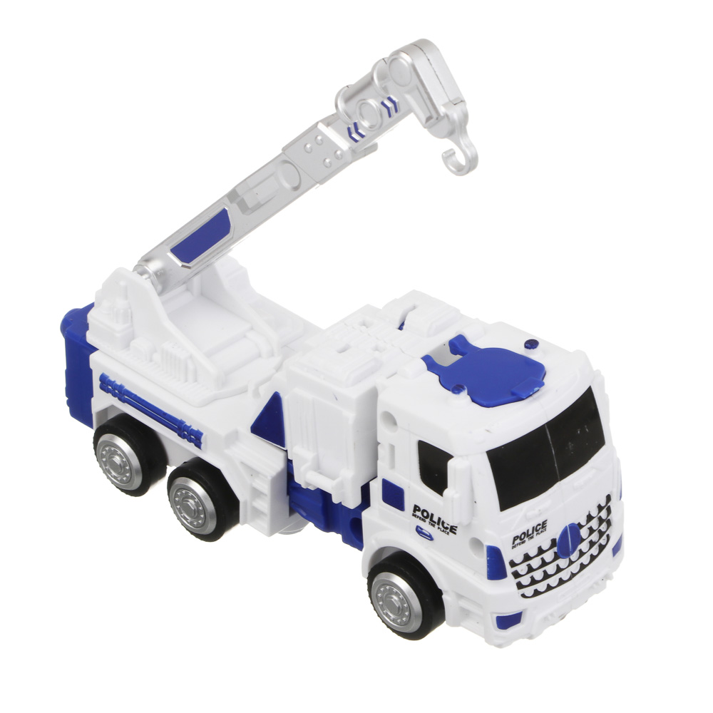 ИГРОЛЕНД Робот трансформирующийся "Городская техника", ABS, 15 дизайнов, 17,7х7х25 см, арт.№ 296-136