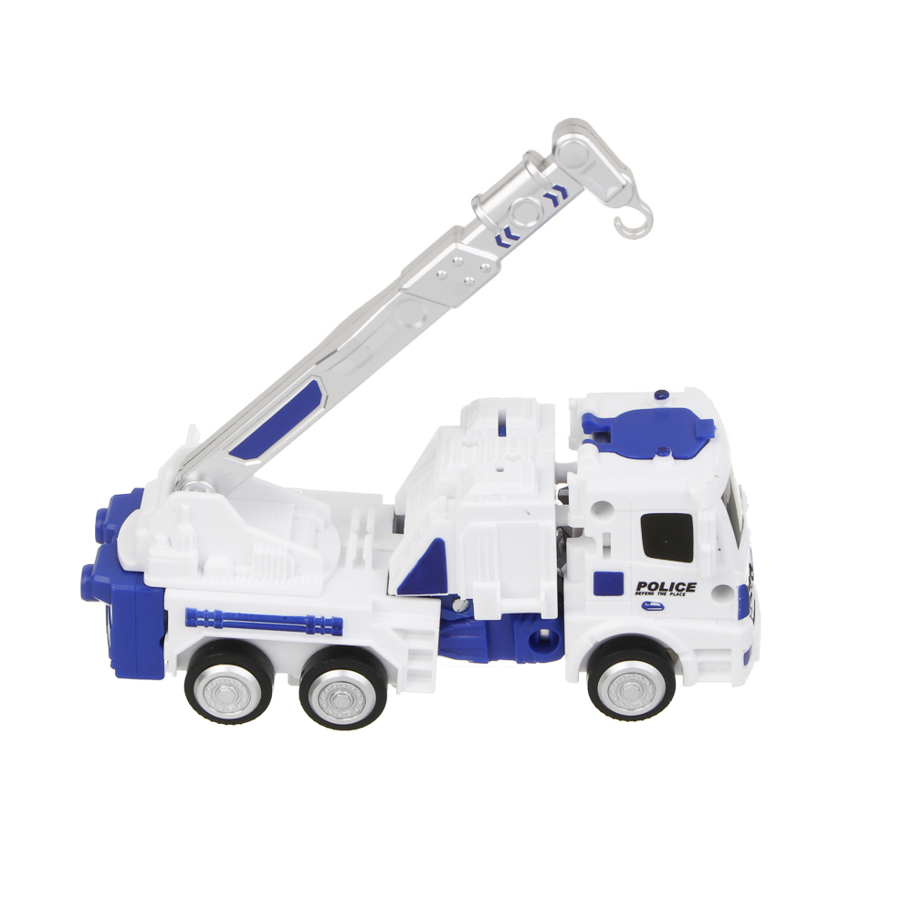 ИГРОЛЕНД Робот трансформирующийся "Городская техника", ABS, 15 дизайнов, 17,7х7х25 см, арт.№ 296-136