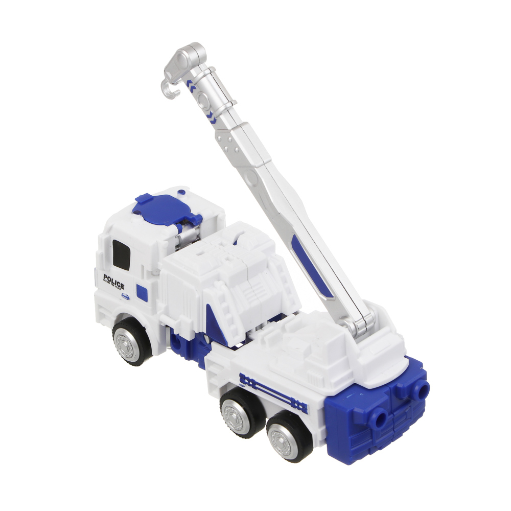 ИГРОЛЕНД Робот трансформирующийся "Городская техника", ABS, 15 дизайнов, 17,7х7х25 см, арт.№ 296-136