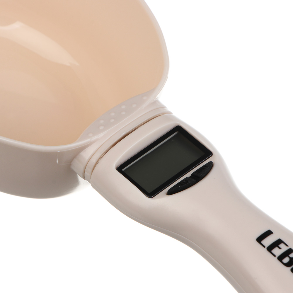 LEBEN Весы-ложка электронная, чаша 300мл, точность 1гр, LED дисплей, CR2032 (в компл.), арт.№ 268-066