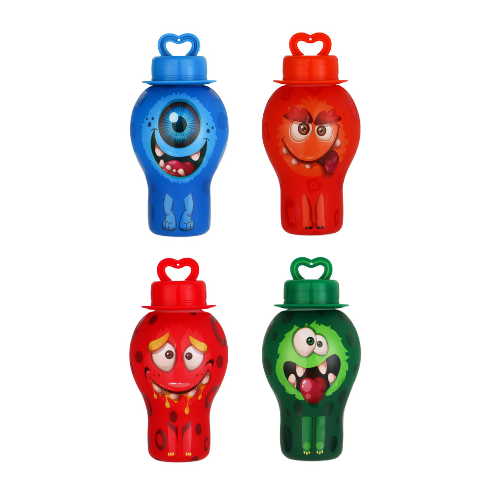 Мыльные пузыри непроливайка, "Монстрики", PET, PP, TPR, мыл. раствор 30мл, арт.№ 460-048