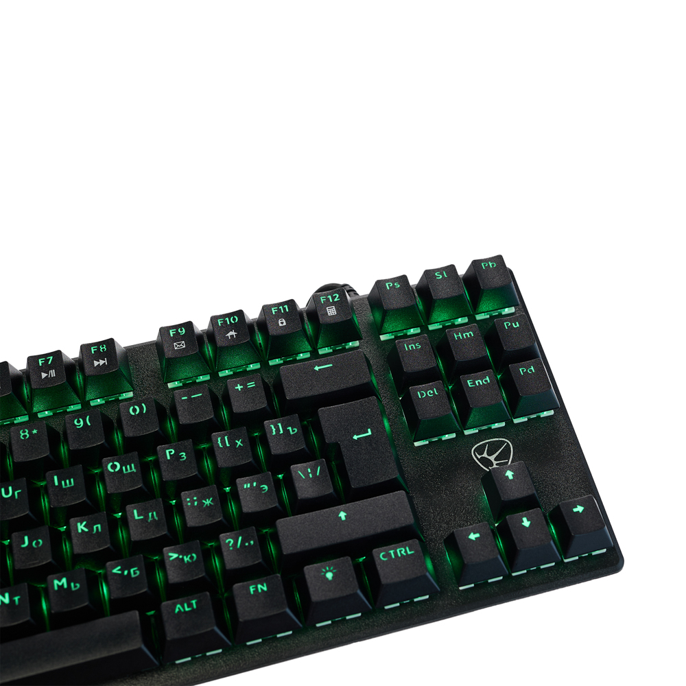 Игровая клавиатура проводная Buckler BY TKL механическая, 87 кл., Outemu "Brown", RGB, 2м, арт.№ 405-073